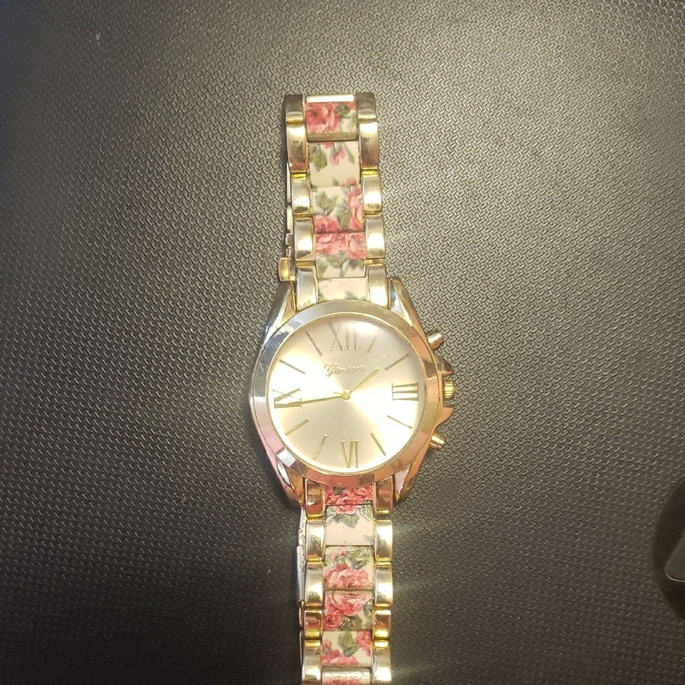 Floral Gold Women's Watch